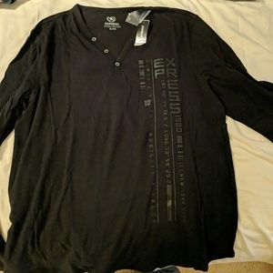 Express men's long sleeve top.